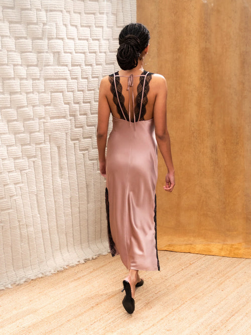 The Starlette Dress Blush Mocha