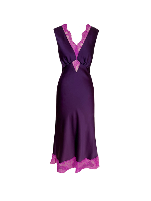 The Paulette Dress French Plum